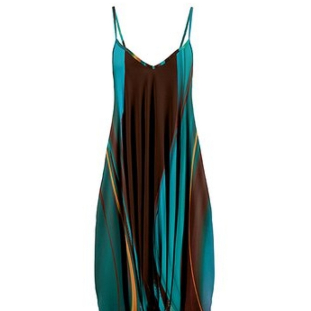 Brown & Gold Harem Jumpsuit - Women & Plus